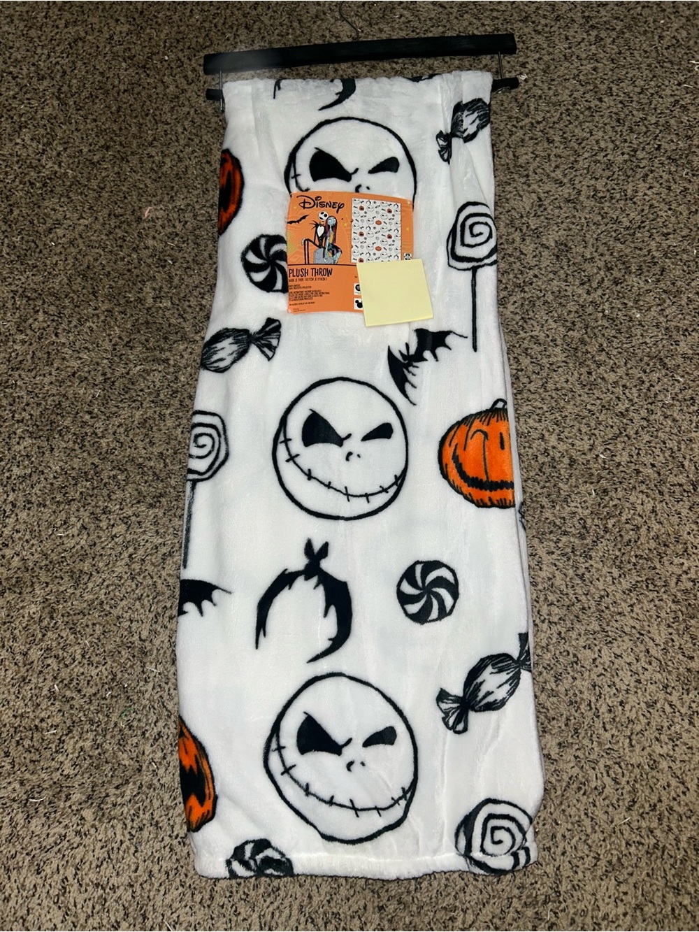 Nightmare Before Christmas Plush Throw Blanket